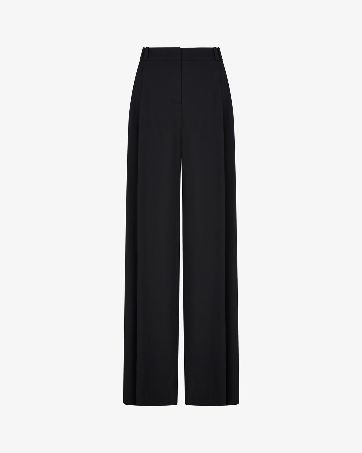 Serena Trouser with Georgette Trim - Black