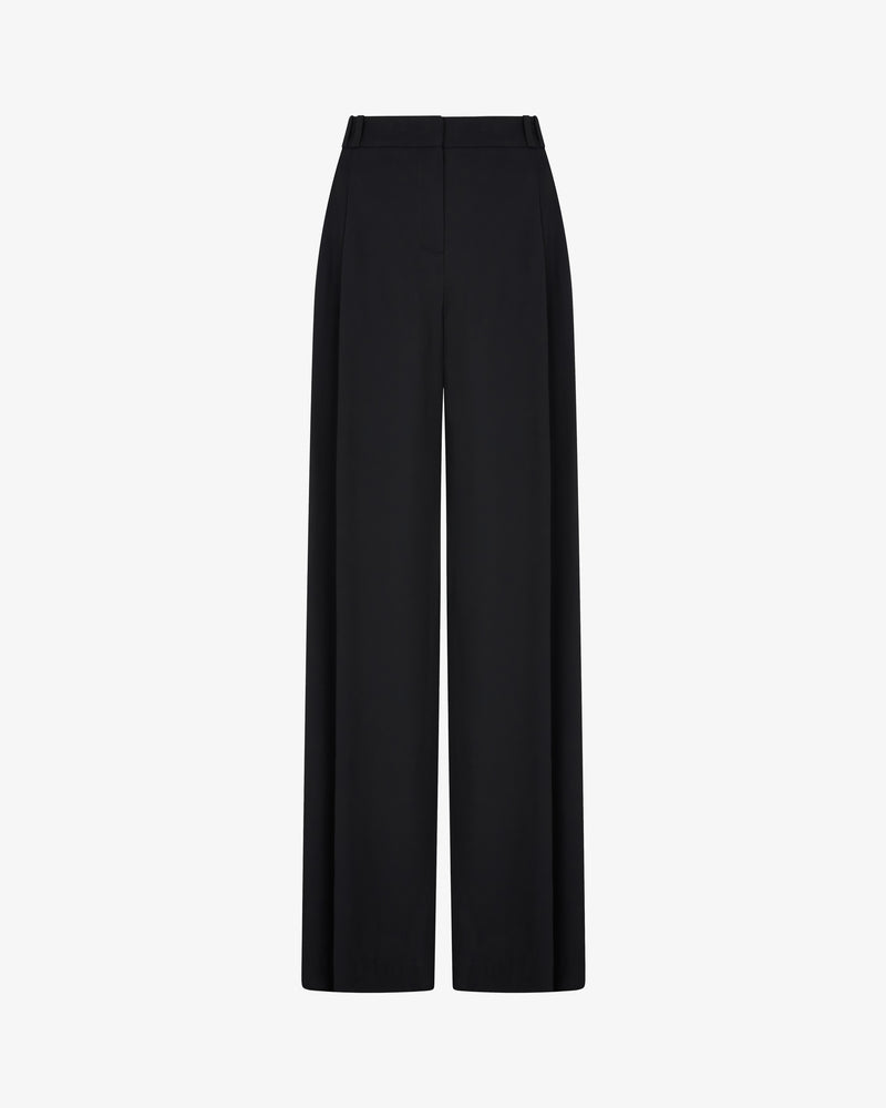 Serena Trouser with Georgette Trim - Black picture #2