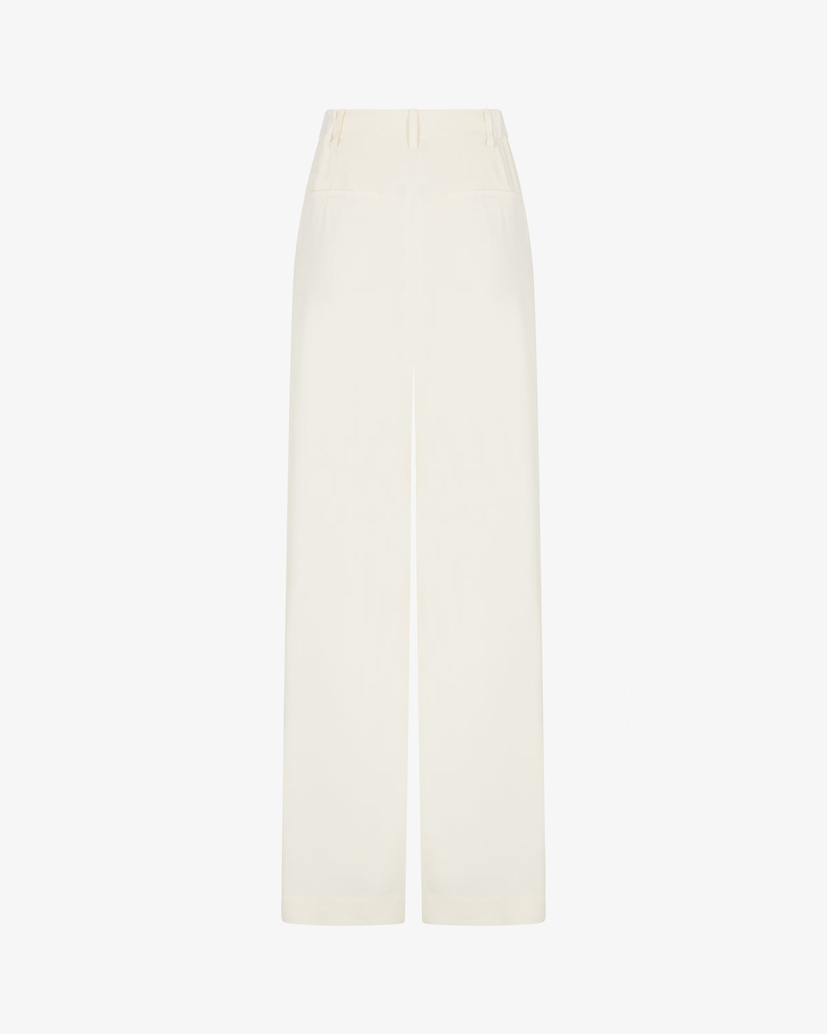 Serena Trouser with Georgette Trim - Cream