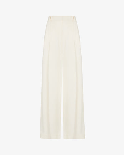 Serena Trouser with Georgette Trim - Cream SERENA BUTE