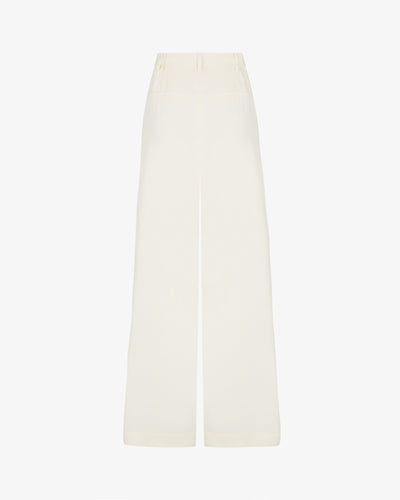 Serena Trouser with Georgette Trim - Cream SERENA BUTE