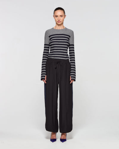 Silk Icon Jogger - Black SERENA BUTE