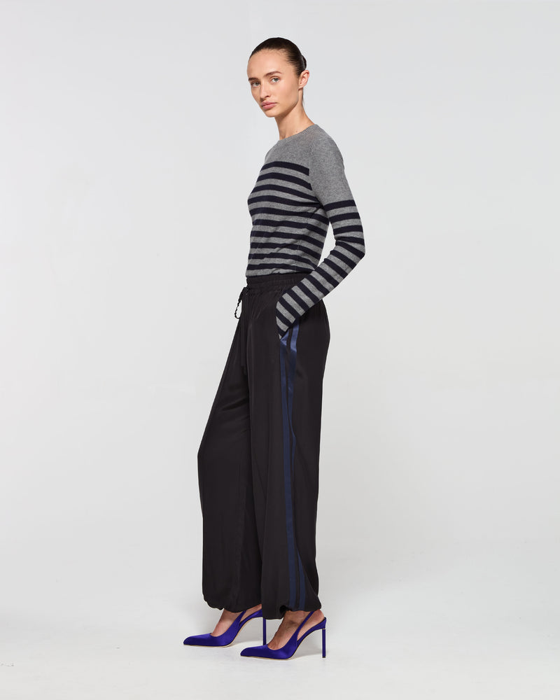 Silk Icon Jogger - Black SERENA BUTE