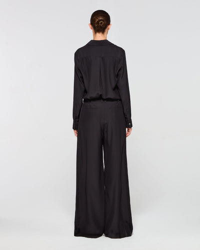 Silk Serena Trouser - Black SERENA BUTE