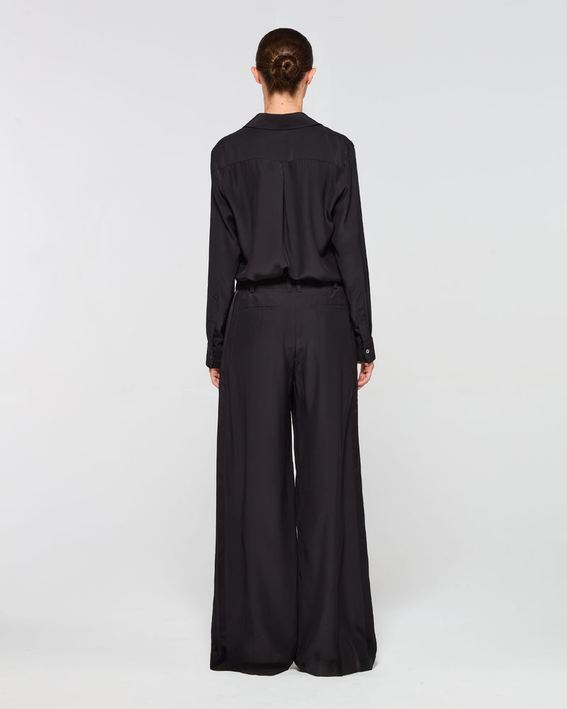 Silk Serena Trouser - Black picture #4
