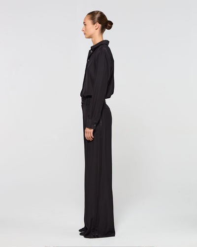 Silk Serena Trouser - Black SERENA BUTE