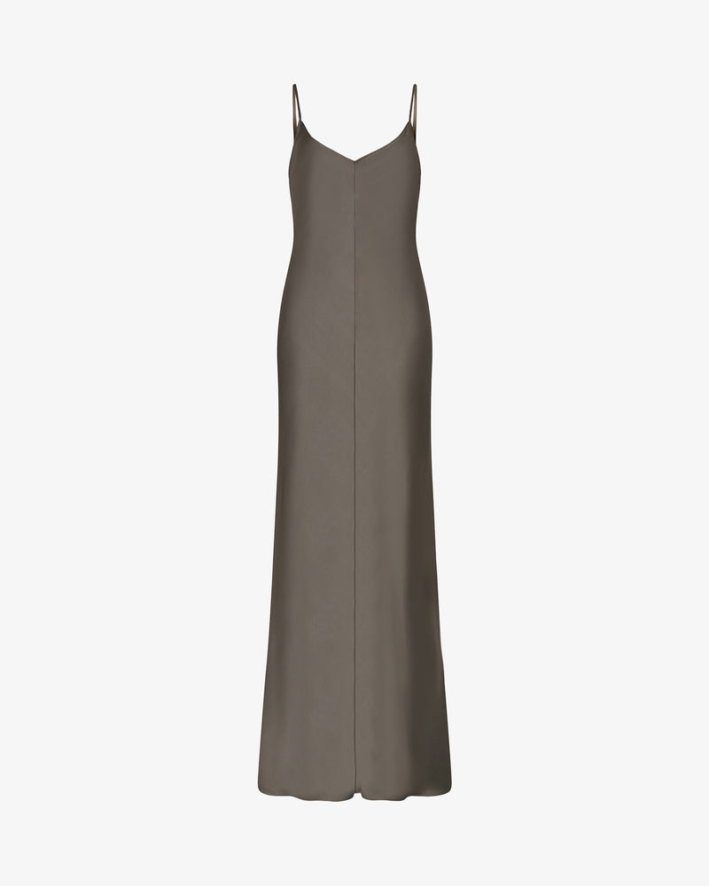 Satin Slip Dress '25 - Charcoal picture #2