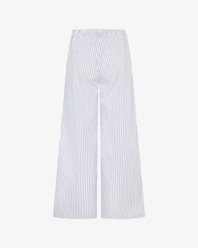 Striped Cropped Jogger - Navy/White SERENA BUTE