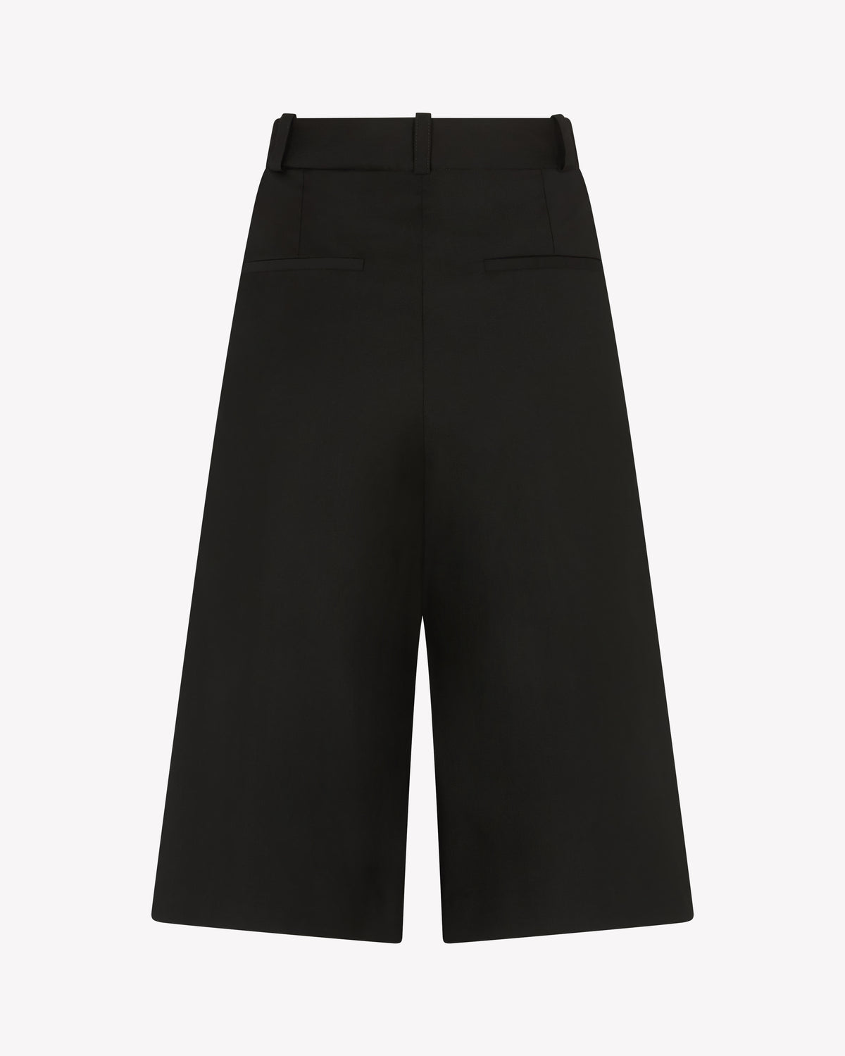 Tailored Culottes - Black Wool
