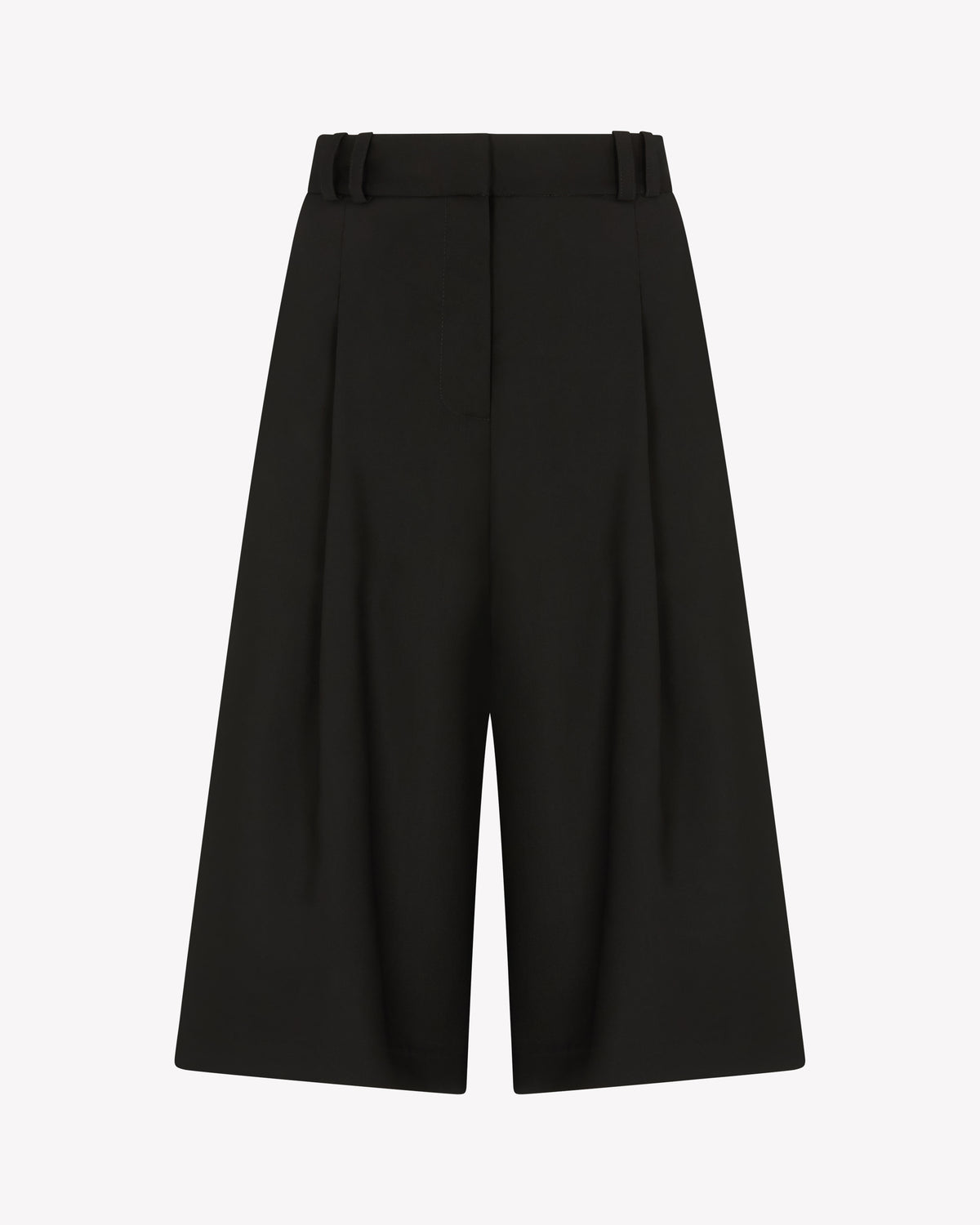 Tailored Culottes - Black Wool