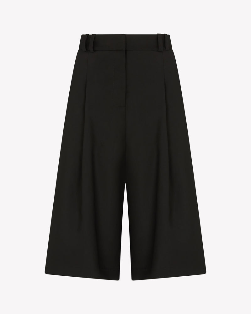 Tailored Culottes - Black Wool picture #2