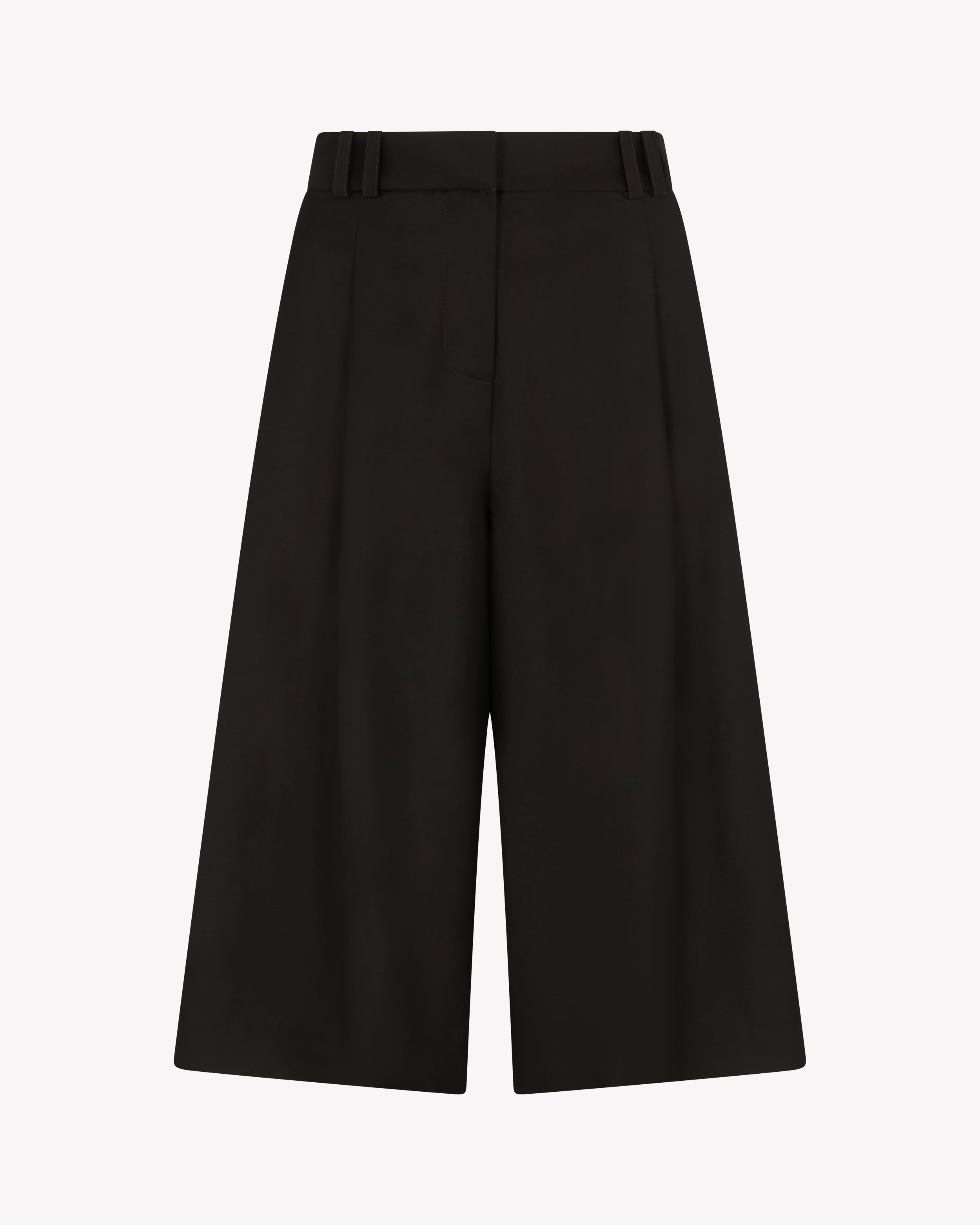 Tailored Culottes - Chocolate Brown Wool