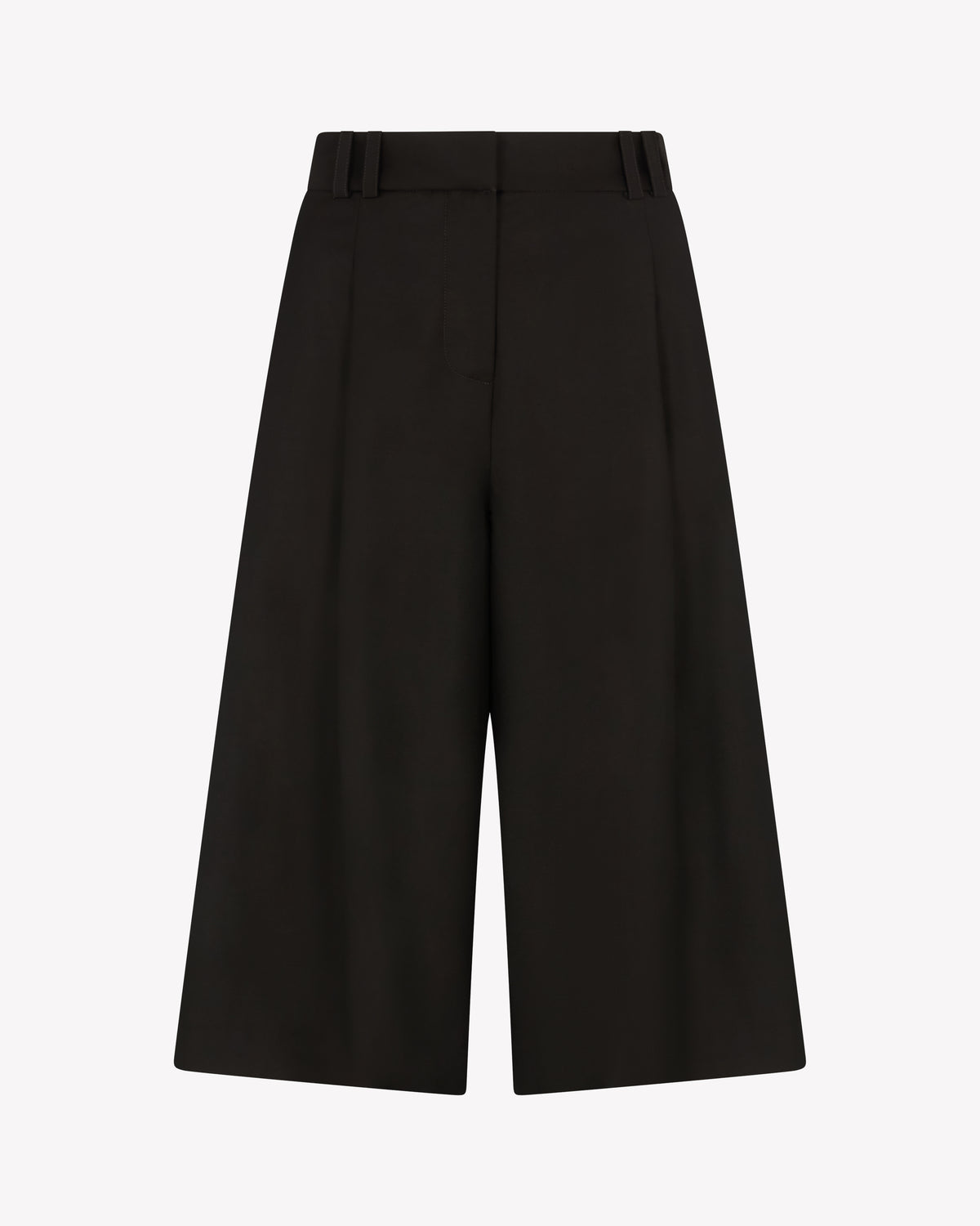 Tailored Culottes - Chocolate Brown Wool