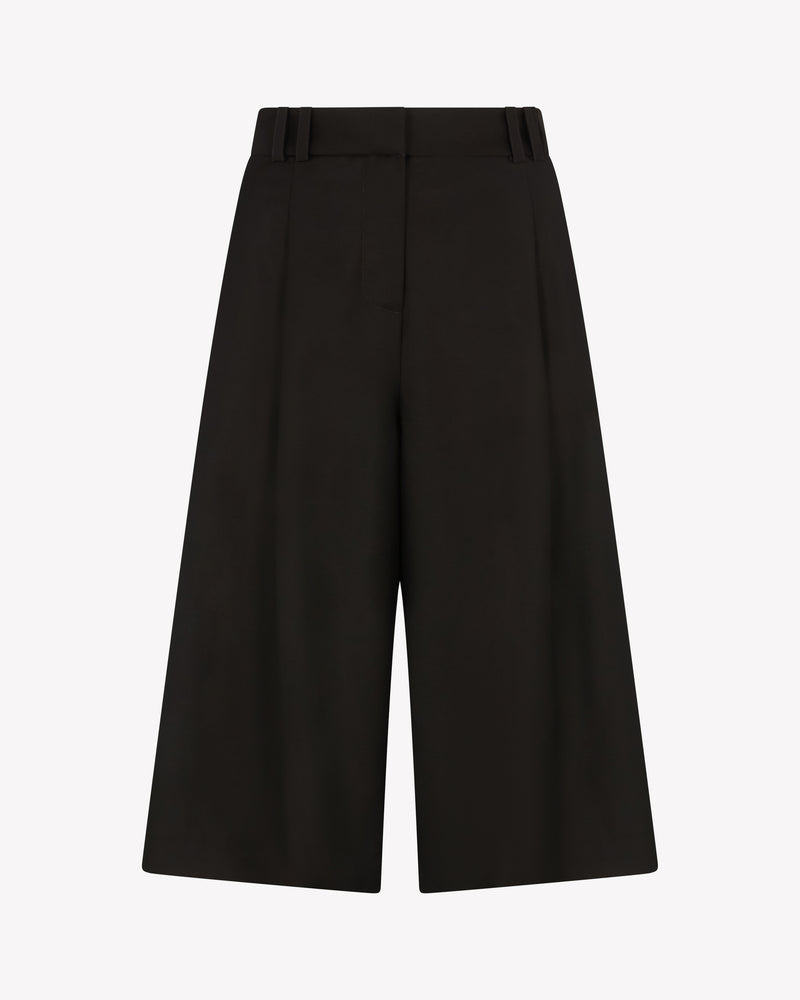 Tailored Culottes - Chocolate Brown Wool picture #2