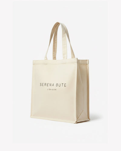 Cotton Tote Bag - Cream SERENA BUTE