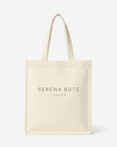 Cotton Tote Bag - Cream SERENA BUTE