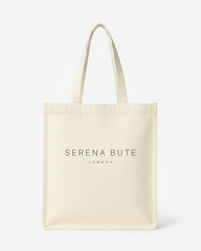Cotton Tote Bag - Cream SERENA BUTE