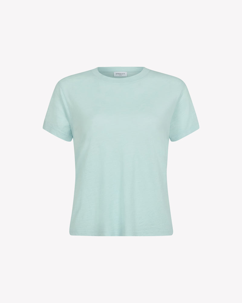 Cotton Short Sleeve T-Shirt - Pale Blue picture #1