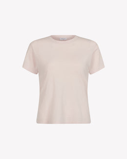Cotton Short Sleeve T-Shirt - Pale Pink