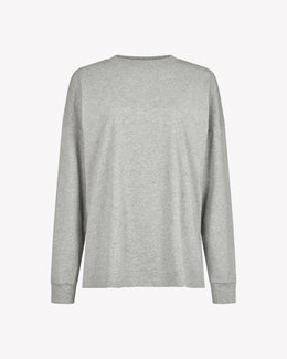 Classic Cotton Long Sleeve T-Shirt - Grey