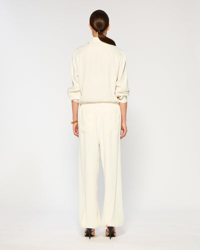 Slouchy Jogger - Ecru SERENA BUTE