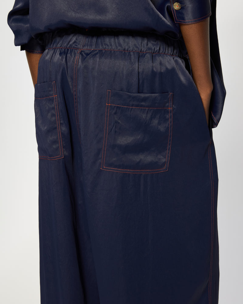 Slouchy Jogger - Navy Blue SERENA BUTE