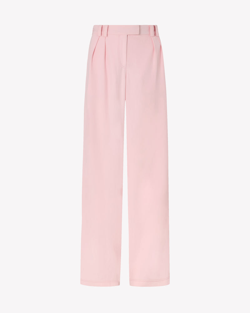 Lightweight Twill Boyfriend Trouser - Pale Pink picture #1