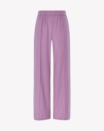 Wool Straight Leg Jogger - Lavender SERENA BUTE