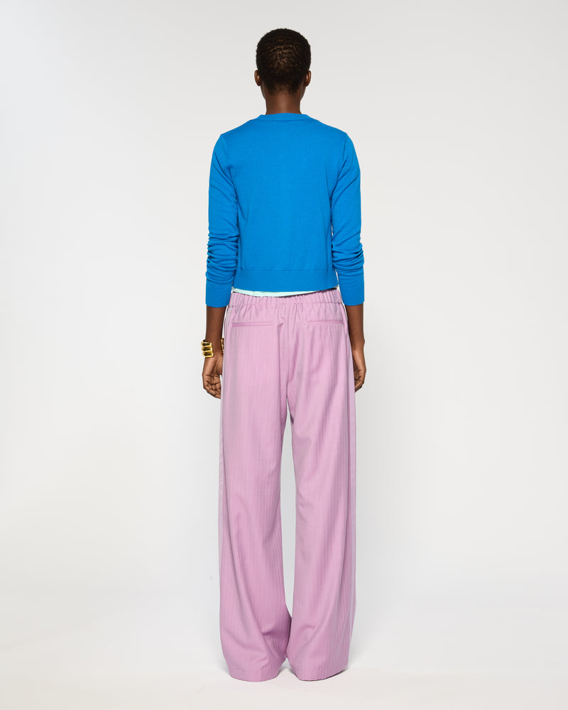 Wool Straight Leg Jogger - Lavender picture #4