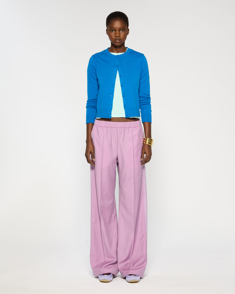 Wool Straight Leg Jogger - Lavender picture #2