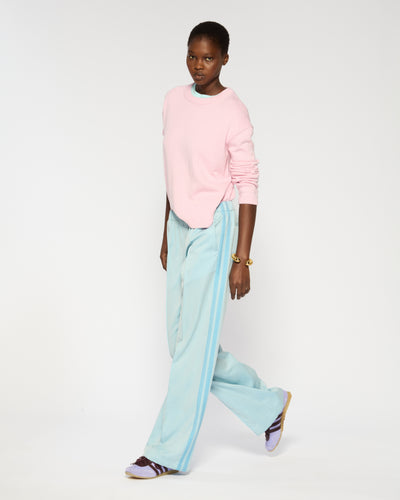 Wool Straight Leg Jogger - Sky Blue SERENA BUTE