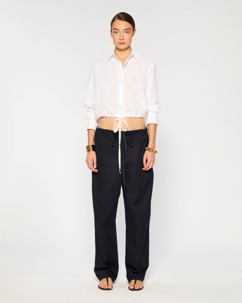 Broderie Summer Jogger - Navy Blue picture #2