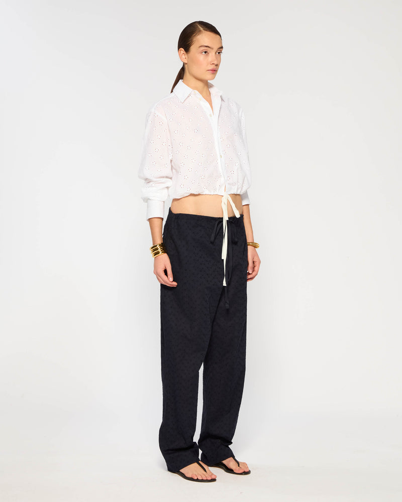 Broderie Summer Jogger - Navy Blue picture #3