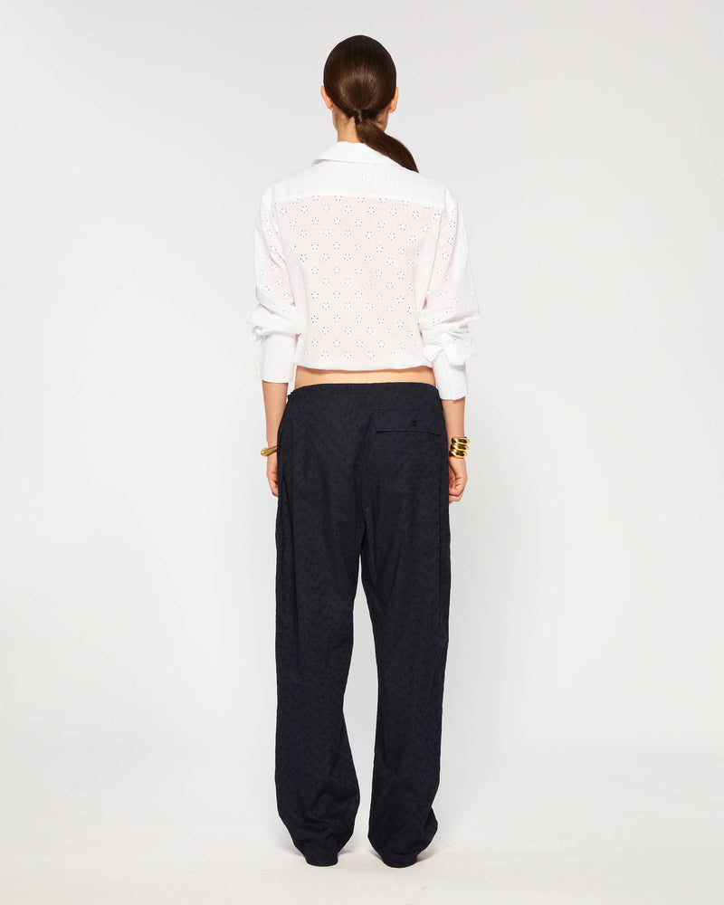 Broderie Summer Jogger - Navy Blue picture #4