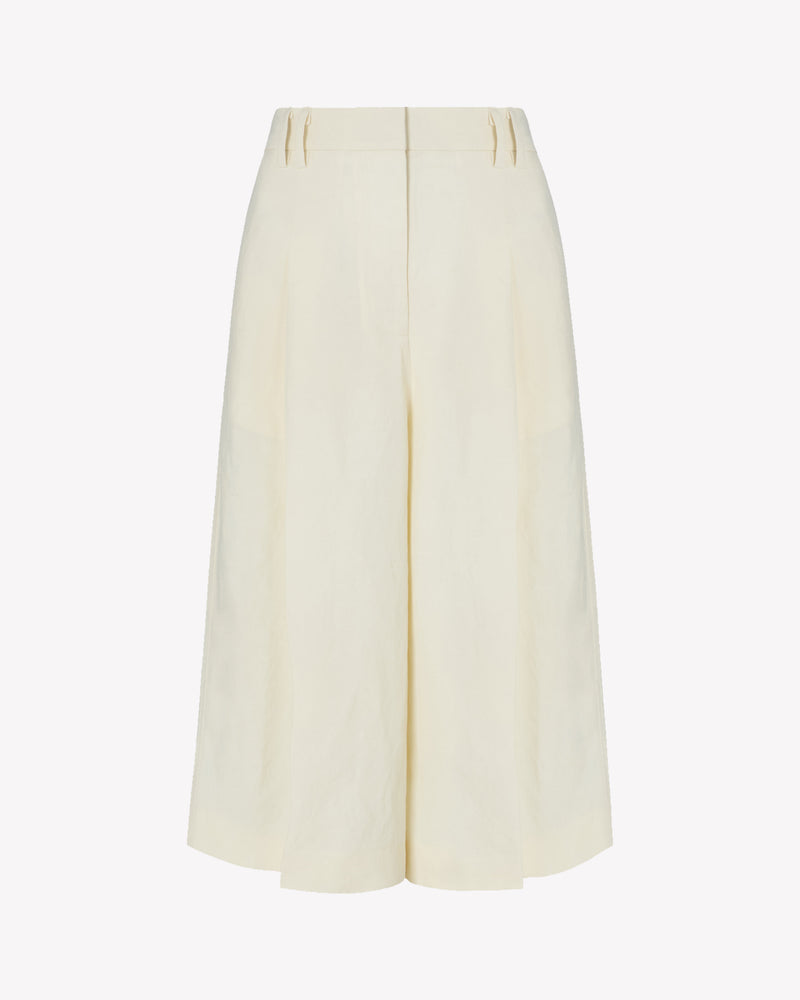 Linen Culotte - Ecru picture #1