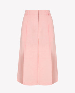 Linen Culotte - Pink
