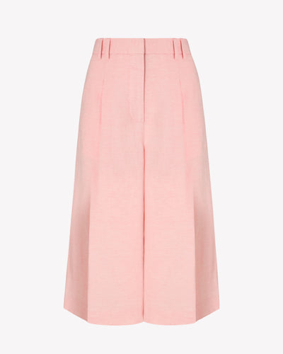 Linen Culotte - Pink SERENA BUTE