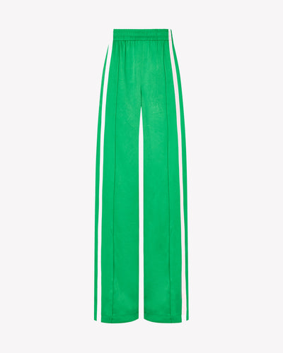 Crinkled Satin Serena Jogger - Classic Green SERENA BUTE