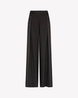 Silk Serena Trouser - Black