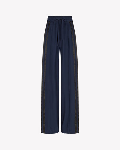 Silk Icon Jogger - Navy Blue SERENA BUTE