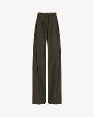 Silk Relaxed Jogger - Fir SERENA BUTE