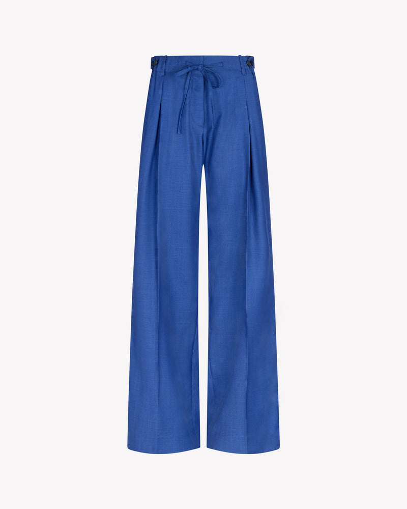 Wool Side Tab Jogger - Cobalt Blue picture #1