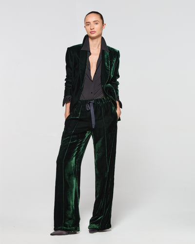 Velvet Jogger - Dark Green SERENA BUTE