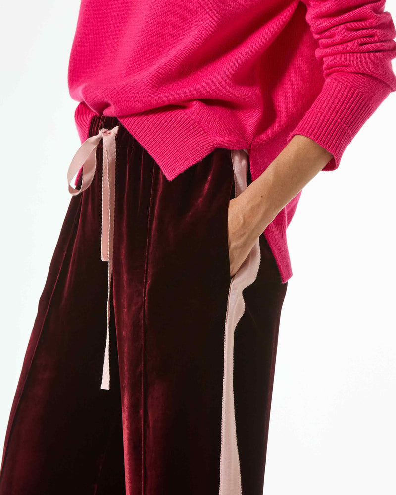 Velvet Jogger - Burgundy SERENA BUTE