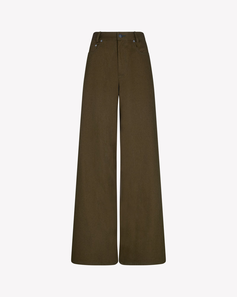Cotton Loose Fit Trouser - Khaki picture #1