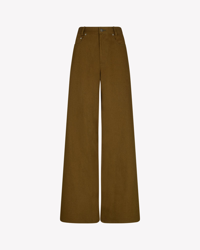 Cotton Loose Fit Trouser - Khaki picture #1