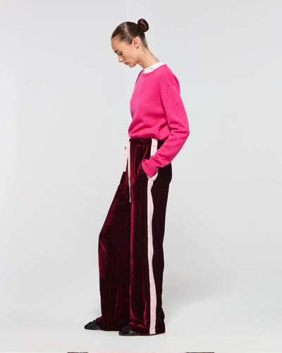 Velvet Jogger - Burgundy SERENA BUTE