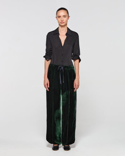 Velvet Jogger - Dark Green SERENA BUTE
