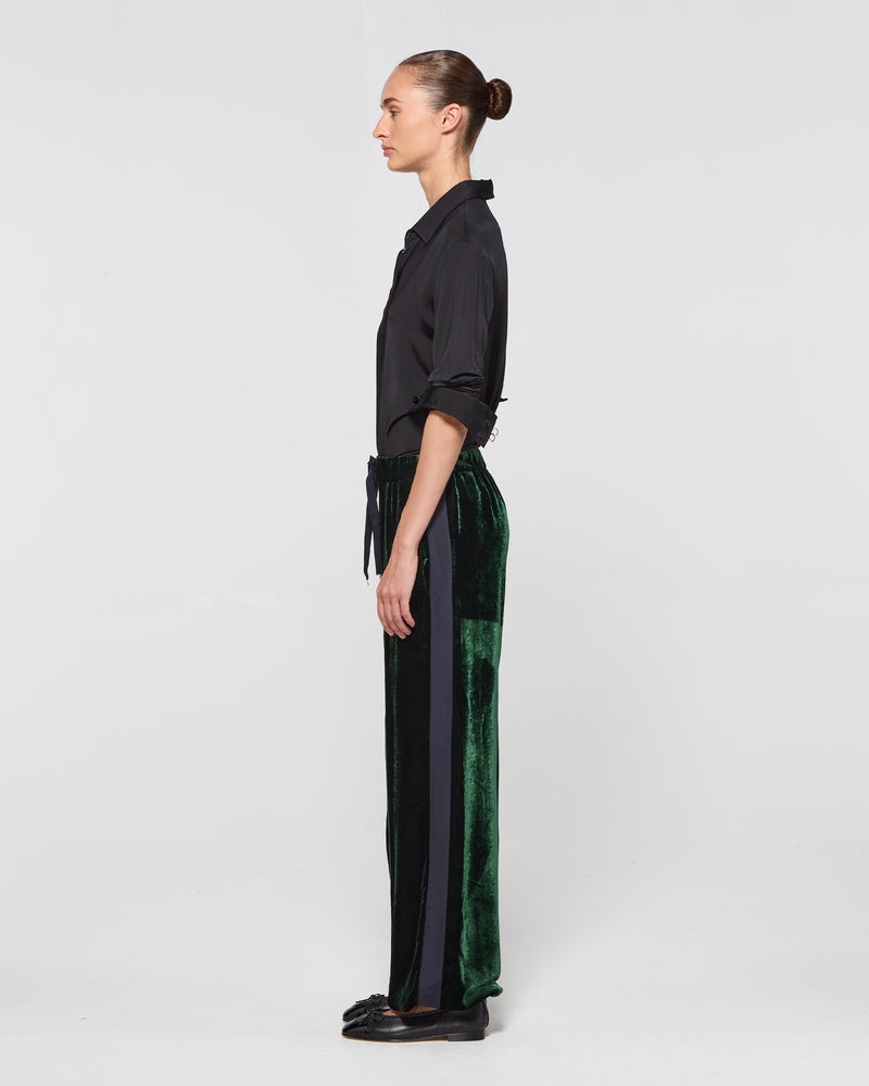 Velvet Jogger - Dark Green SERENA BUTE