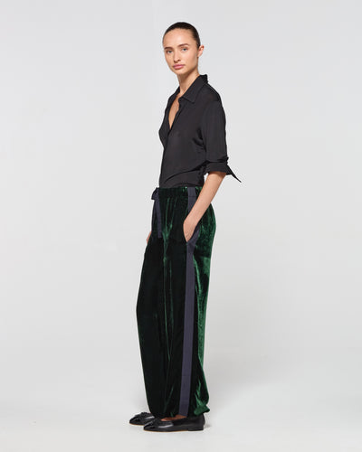 Velvet Jogger - Dark Green SERENA BUTE